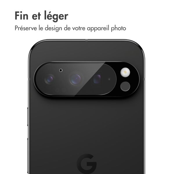 imoshion Protection Caméra en verre trempé 2 Pack pour Google Pixel 9 Pro - Noir