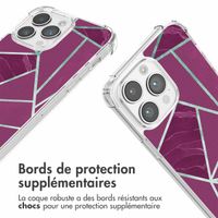 imoshion Coque Design avec cordon Apple iPhone 14 Pro - Bordeaux Graphic