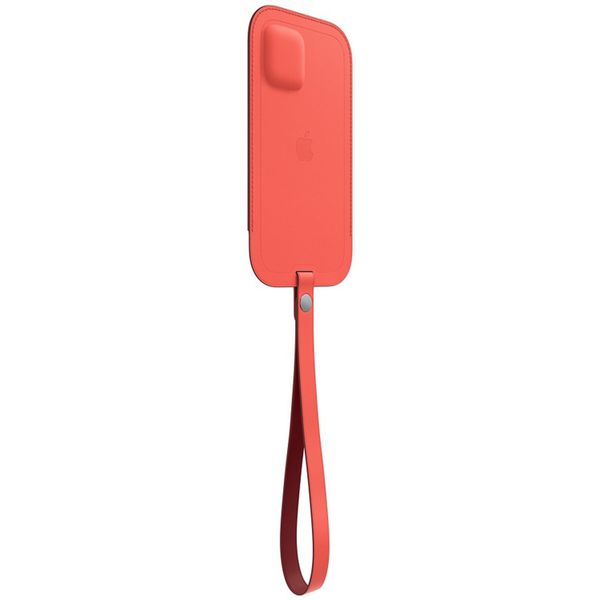 Apple Sacoche en cuir MagSafe Apple iPhone 12 Mini - Pink Citrus