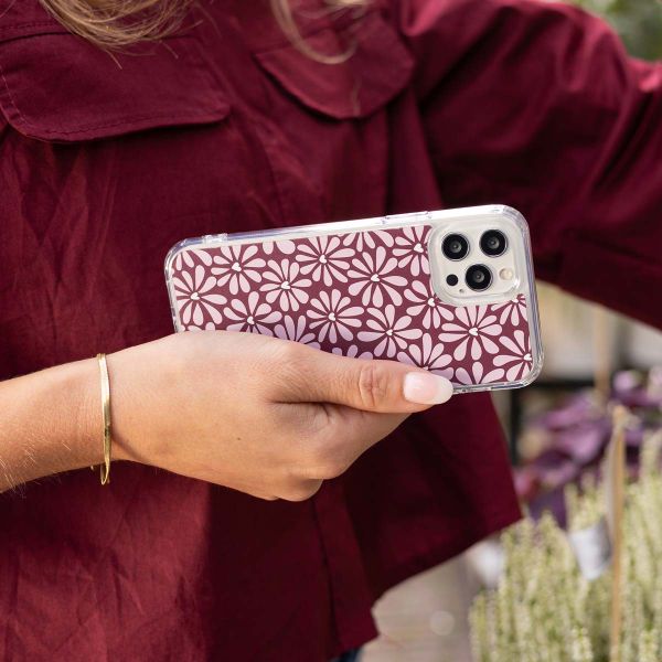 imoshion Coque Design Apple iPhone 12 (Pro) - Bloom Love Blush