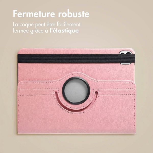 imoshion Coque tablette rotatif à 360° Apple iPad Pro 13 (2025) M5 / (2024) M4 - Rose