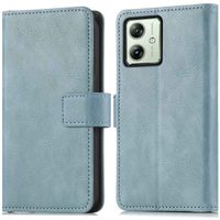 imoshion Étui de télephone portefeuille de luxe Motorola Moto G54 - Bleu clair