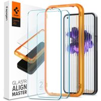 Spigen Protection d'écran en verre trempé GLAStR Fit 2 Paquets + Applicator Nothing Phone (2)