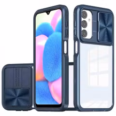 imoshion Coque arrière Camslider Samsung Galaxy A25 (5G) - Bleu foncé