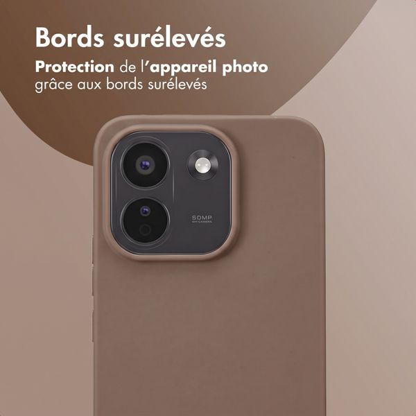 imoshion Coque Couleur Xiaomi Redmi Note 17 Pro Max - Marron