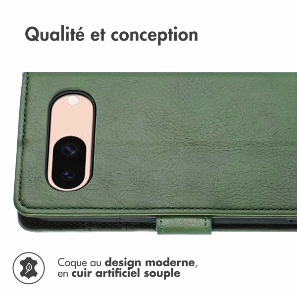 imoshion Étui de télephone portefeuille de luxe Google Pixel 8a - Vert