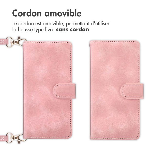 imoshion Etui de télephone portefeuille avec cordon Samsung Galaxy S22 - Rose