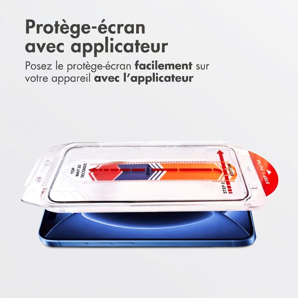 Accezz Protecteur d'écran en verre trempé + Applicateur Apple iPhone 18 Pro / 17 Pro