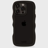 Holdit Coque Wavy Apple iPhone 16 Pro - Black / Transparent