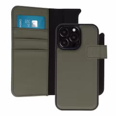 imoshion Étui portefeuille luxe 2-en-1 amovible Apple iPhone 13 Pro - Vert