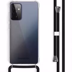 imoshion Coque arrière transparente avec cordon Samsung Galaxy A72 - Noir