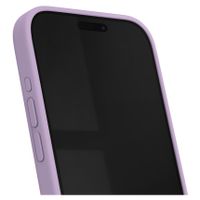 iDeal of Sweden Coque en silicone avec MagSafe Apple iPhone 15 Pro - Lavender Milk