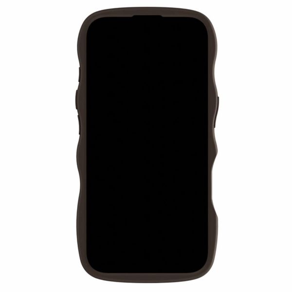 Holdit Coque Wavy Apple iPhone 17e / 16e / 15 / 14 / 13 - Chocolate