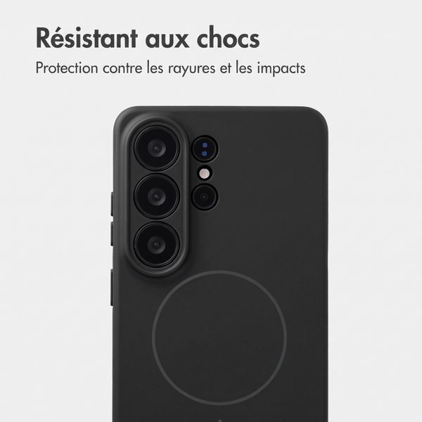 Accezz Coque Grip avec MagSafe Samsung Galaxy S26 Ultra - Noir