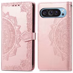 imoshion Etui de télephone Mandala Google Pixel 9 / 9 Pro - Rose Doré