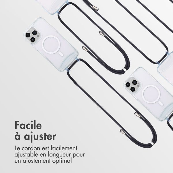 imoshion Coque MagSafe avec cordon amovible Apple iPhone 14 Pro Max - Transparent