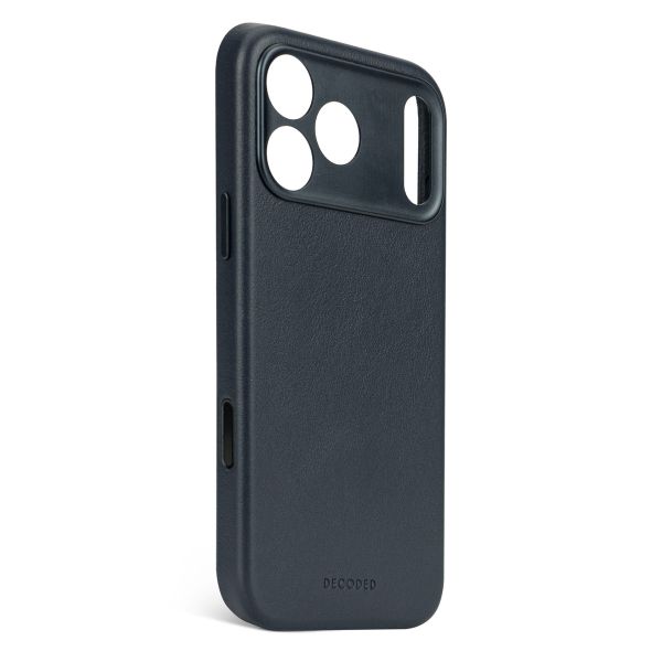 Decoded Coque en cuir MagSafe Apple iPhone 17 Pro Max - Navy Shadow