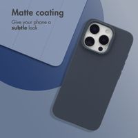 imoshion Coque Couleur Apple iPhone 16 Pro - Bleu foncé