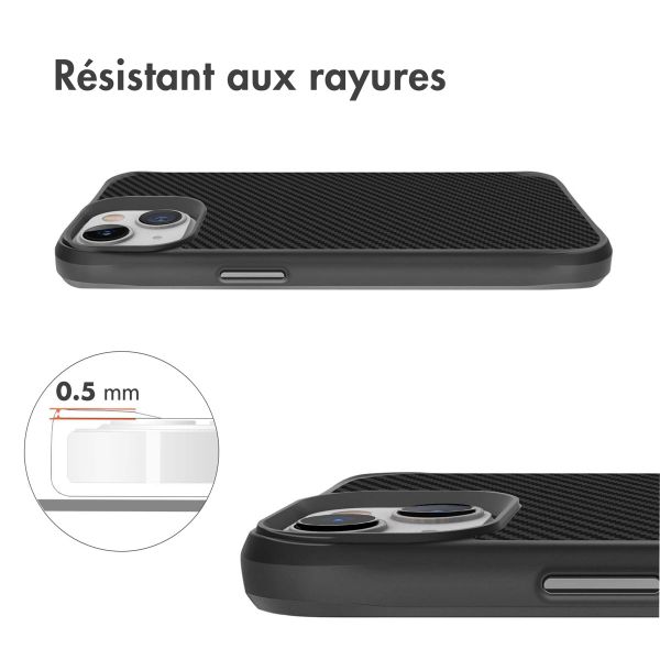 imoshion Rugged Hybrid Carbon Case Apple iPhone 13 - Noir