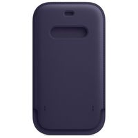 Apple Sacoche en cuir MagSafe Apple iPhone 12 (Pro) - Deep Violet