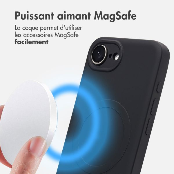 imoshion Coque Couleur avec MagSafe Apple iPhone 17e / 16e - Noir