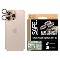 SAFE by PanzerGlass Protection d'objectif de caméra Apple iPhone 16 Pro / 16 Pro Max - Glitter Gold