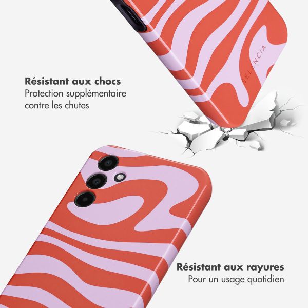Selencia Coque arrière Vivid Samsung Galaxy A15 (5G/4G) - Dream Swirl Pink