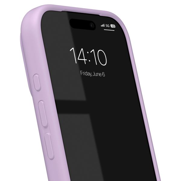 iDeal of Sweden Coque en silicone avec MagSafe Apple iPhone 17 Pro - Lavender Milk