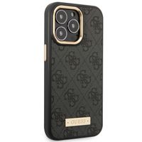 Guess Coque 4G Logo Monogram MagSafe Apple iPhone 14 Pro - Noir