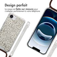 imoshion Coque Design avec cordon Apple iPhone 17e / 16e - Desert Dots