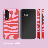 Selencia Coque arrière Vivid avec MagSafe Samsung Galaxy S26 - Dream Swirl Pink