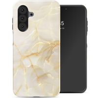 Selencia Coque arrière Vivid Samsung Galaxy A26 - Golden Beige Marble