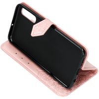 Etui de télephone portefeuille Mandala Samsung Galaxy A50 / A30s - Rose clair
