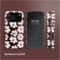 Selencia Coque arrière Vivid avec MagSafe Apple iPhone 18 Pro / 17 Pro - Choco Flower Pop