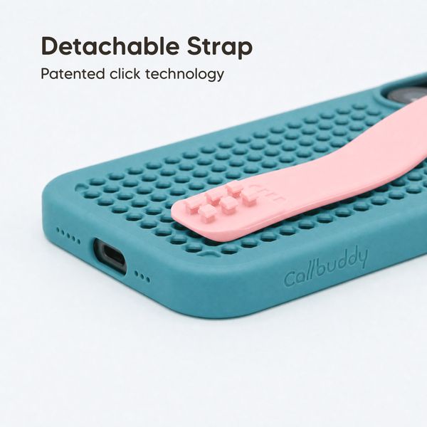 Callbuddy Coque avec strap Apple iPhone 17 - Miami Vice