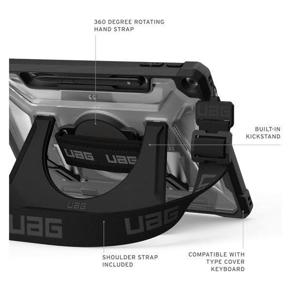 UAG Coque Plasma Microsoft Surface Pro 12 - Ice Black