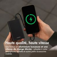 imoshion Ultra Series Aluminium Batterie externe 20.000 mAh - Charge rapide jusqu'à 33 watts - Black