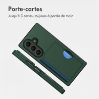 imoshion Backcover avec porte-cartes Samsung Galaxy Z Fold 8 Ultra - Vert foncé