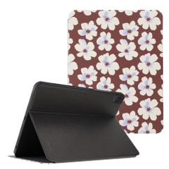 Selencia Coque tablette Vivid Samsung Galaxy Tab A11 Plus / A9 Plus - Choco Flower Pop