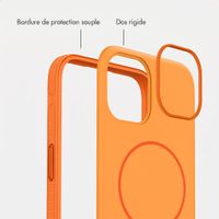 imoshion Coque arrière Color avec Thin MagSafe Ring Apple iPhone 14 / 13 - Orange