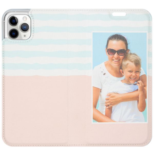 Concevez votre propre housse portefeuille Apple iPhone 11 Pro Max - Blanc