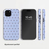 Selencia Coque arrière Vivid Apple iPhone 15 - Happy Dots Digital Sky