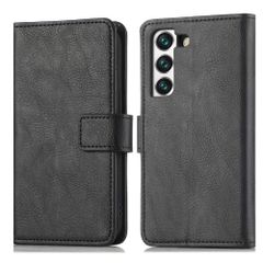 imoshion Étui de télephone portefeuille de luxe Samsung Galaxy S22 Plus - Noir