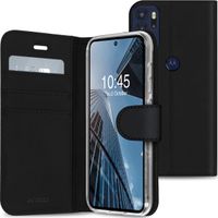 Accezz Étui de télephone Wallet Motorola Moto G60 - Noir
