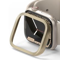 Ringke Style de lunette Apple Watch 7 / 8 / 9 - 45 mm - Matte Curve Gold