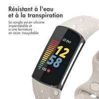 imoshion Bracelet silicone Fitbit Charge 5 / 6 - L - Beige