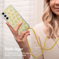 imoshion Coque Design avec cordon Samsung Galaxy A55 - Citrus Dream