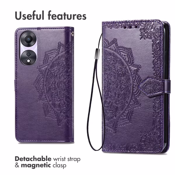 imoshion Etui de télephone Mandala Oppo A58 - Violet