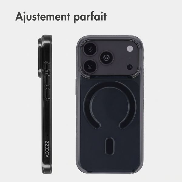 Accezz Lite coque arrière avec MagSafe Apple iPhone 18 Pro Max / 17 Pro Max - Smokey Clear