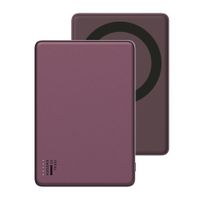 iDeal of Sweden MagSafe Powerbank Slim 5.000 mAh - Batterie externe sans fil - Cherry Lacquer